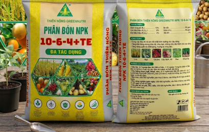 Phân Bón Thiên Nông GREENNUTRI NPK 10-6-4+TE